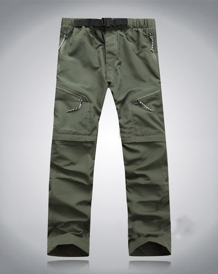 Herren Outdoorhose mit Reißverschlusstaschen und Gürtel-Luzern Mode