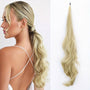 Haarverlängerung Clip-In Zopf Locken Echthaar Extensions-California Blonde-Luzern Mode