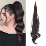 Haarverlängerung Clip-In Zopf Locken Echthaar Extensions-Dark Chocolate-Luzern Mode