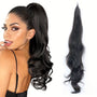 Haarverlängerung Clip-In Zopf Locken Echthaar Extensions-Midnight Black-Luzern Mode
