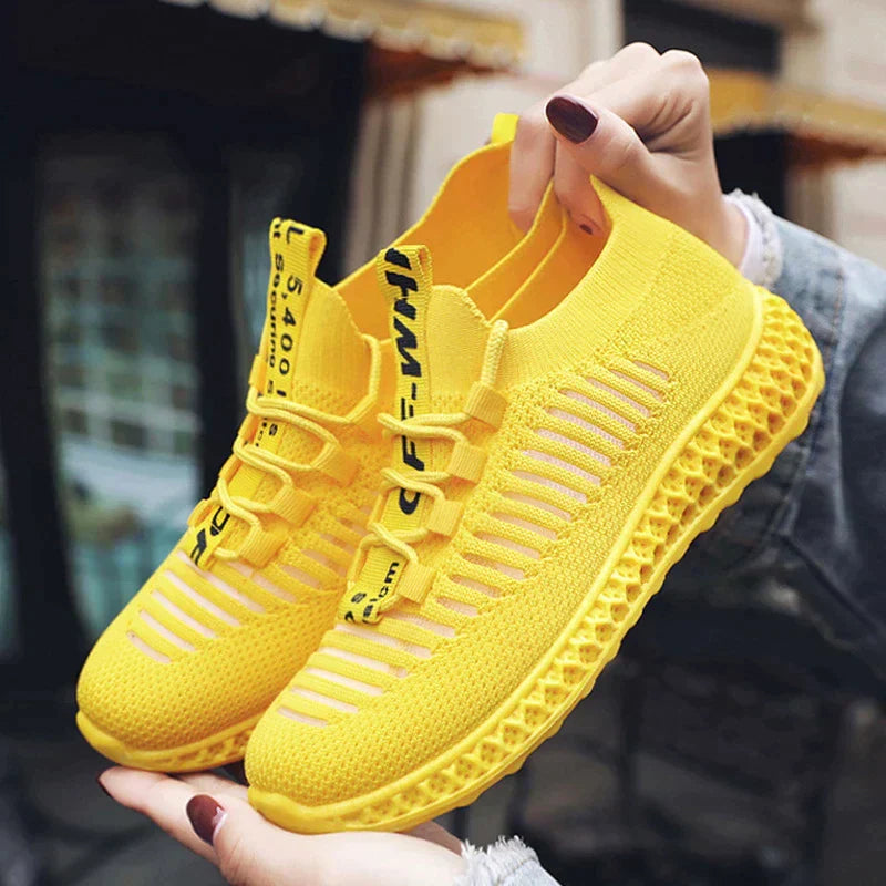 Atmungsaktive Mesh Sneaker mit Plattform für Damen Herren-Luzern Mode