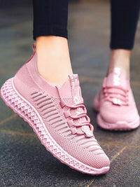 Atmungsaktive Mesh Sneaker mit Plattform für Damen Herren-Luzern Mode