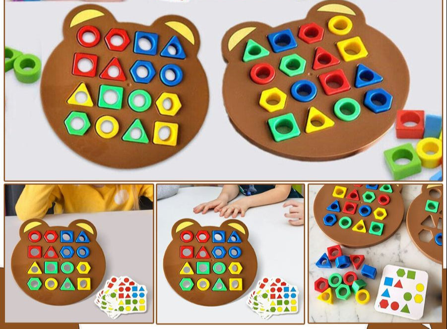 Form- und Farbenpuzzle | Montessori | Interaktiv | Pädagogisch | Bär-Luzern Mode