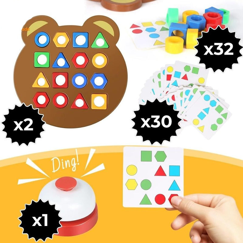 Form- und Farbenpuzzle | Montessori | Interaktiv | Pädagogisch | Bär-Luzern Mode