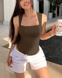 Shaping Bodysuit Damen | Bauchkontrolle | Nahtlos | Figurformend | Sophie Stil-Braun-S-Luzern Mode