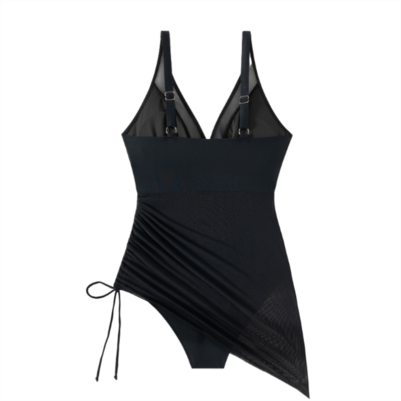 Figurformender Badeanzug Damen | Bauchweg Effekt | Mesh | Shaping | Sommertrend-Luzern Mode