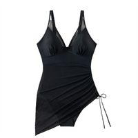 Figurformender Badeanzug Damen | Bauchweg Effekt | Mesh | Shaping | Sommertrend-Luzern Mode