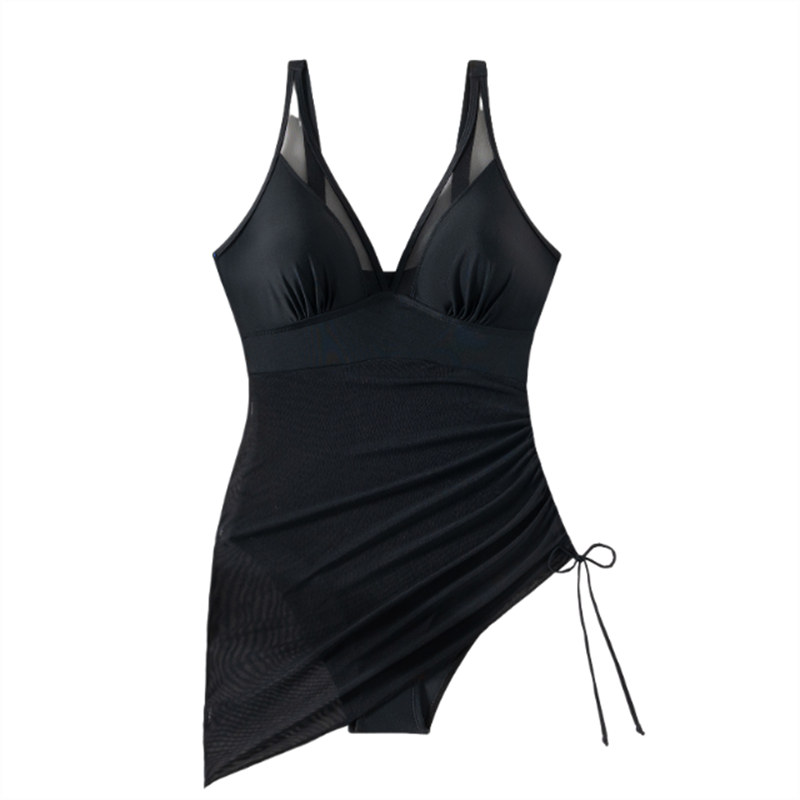 Figurformender Badeanzug Damen | Bauchweg Effekt | Mesh | Shaping | Sommertrend-Luzern Mode
