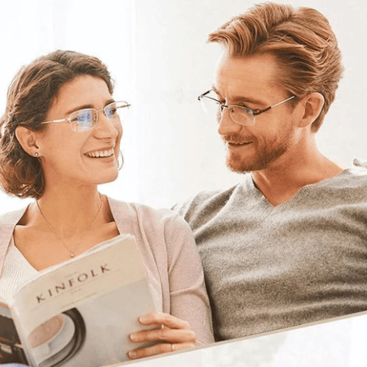 Hochwertige Lesebrille mit Blaulichtfilter, Bifokal-Design-Luzern Mode
