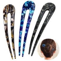 Luxuriöse Haarklammer im Schildpatt-Design für Damen-Set 3-Luzern Mode