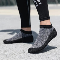 Rutschfeste Barfußsocken für Damen und Herren kaufen-Grau-35-Luzern Mode