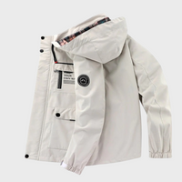 Herren Winterjacke mit Kapuze und kariertem Innenfutter-Luzern Mode
