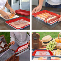 Frischhalte-Tablett | Luftdicht Langlebig Vielseitig Spülmaschinenfest-Luzern Mode
