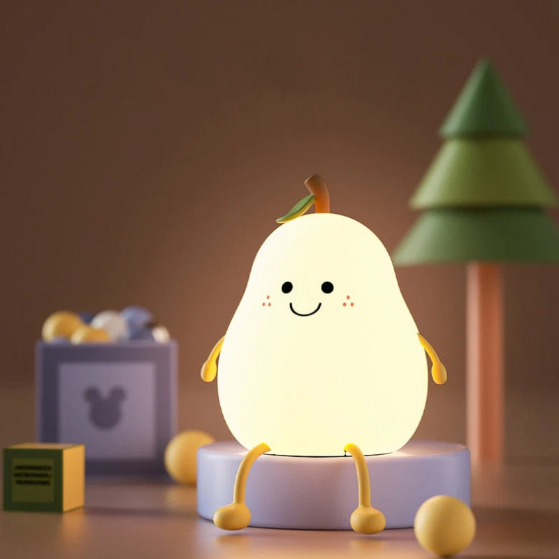 Kindernachtlampe | Birne | Fröhlich | Farbenfroh | Langlebig | Energiesparend | LED-Luzern Mode