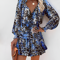 Fröhliches Sommerkleid mit Druck und Rüschen – Lina