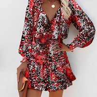 Fröhliches Sommerkleid mit Druck und Rüschen – Lina