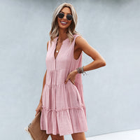 Fröhliches Sommerkleid mit lockerer Passform – Elin