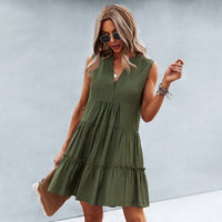 Fröhliches Sommerkleid mit lockerer Passform – Elin