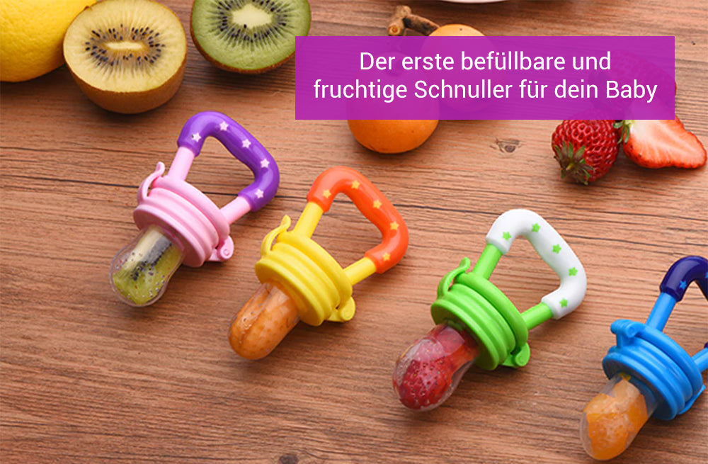 Fruchtschnuller | Baby | Essen lernen | Vielseitig | Ergonomisch | Langlebig | Sicher-Luzern Mode