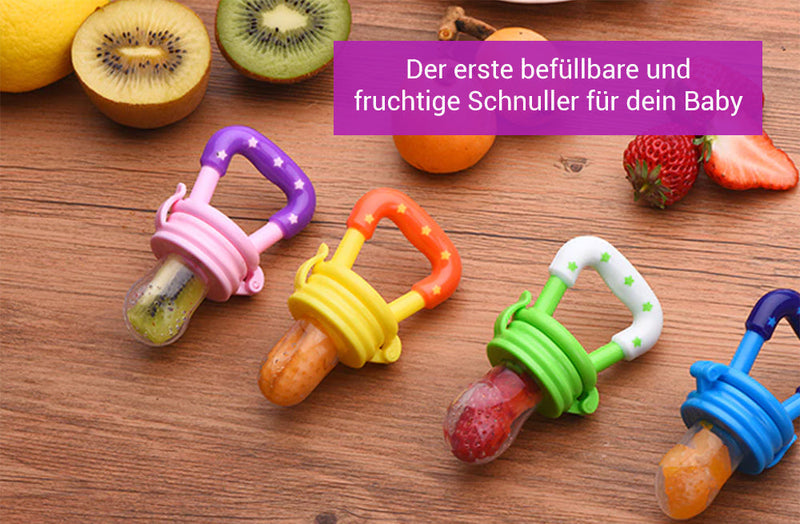 Fruchtschnuller | Baby | Essen lernen | Vielseitig | Ergonomisch | Langlebig | Sicher-Luzern Mode