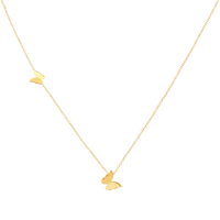 Damen Halskette | Schmetterling Stilvoll Einzigartig Vielseitig Anhänger Langlebig-Gold-Luzern Mode
