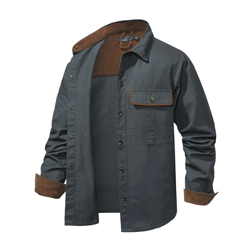 Herren Outdoor Hemd mit Taschen - Robustes Freizeitshirt-Luzern Mode