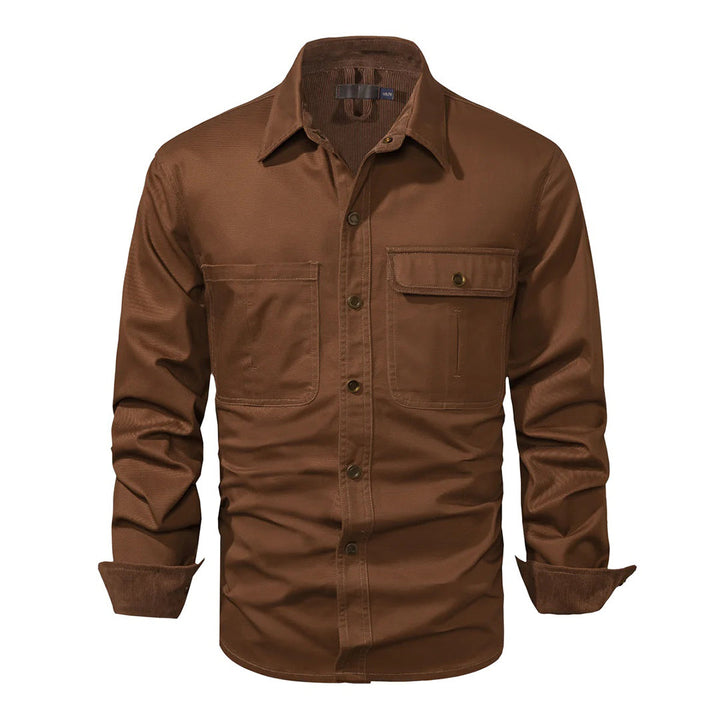 Herren Outdoor Hemd mit Taschen - Robustes Freizeitshirt-Luzern Mode