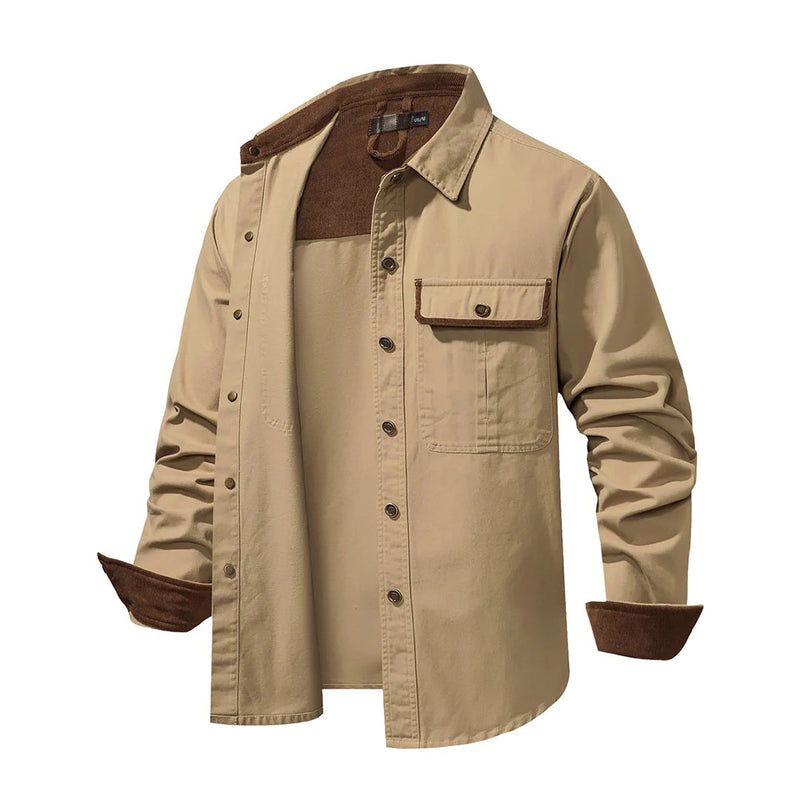 Herren Outdoor Hemd mit Taschen - Robustes Freizeitshirt-Luzern Mode