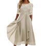 Elegantes Damen Spitzenkleid mit Halbarm für besondere Anlässe-Gold-s-Luzern Mode