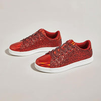 Glitzernde Damen Sneaker mit schimmerndem Design-Luzern Mode
