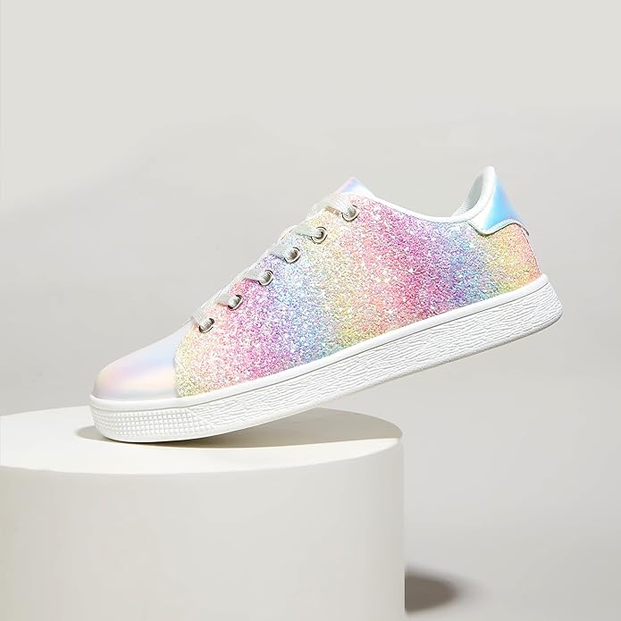 Glitzernde Damen Sneaker mit schimmerndem Design-Luzern Mode