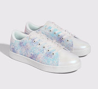 Glitzernde Damen Sneaker mit schimmerndem Design-Luzern Mode