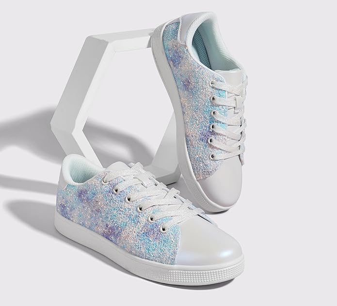 Glitzernde Damen Sneaker mit schimmerndem Design-Luzern Mode