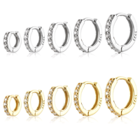 Creolen | Silber Gold Glitzer Stilvoll Langlebig Sterlingsilber Vielseitig-Luzern Mode