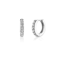 Creolen | Silber Gold Glitzer Stilvoll Langlebig Sterlingsilber Vielseitig-Ziber-6mm-Luzern Mode