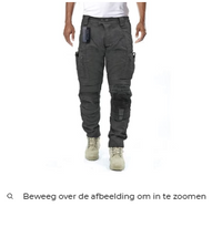 Herren Cargohose | Lang | Knieschutz | 16 Taschen | Robust-Luzern Mode