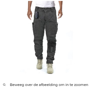 Herren Cargohose | Lang | Knieschutz | 16 Taschen | Robust-Luzern Mode
