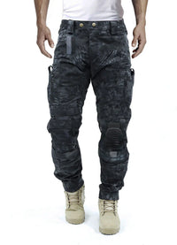 Herren Cargohose | Lang | Knieschutz | 16 Taschen | Robust-Luzern Mode