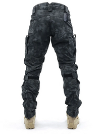 Herren Cargohose | Lang | Knieschutz | 16 Taschen | Robust-Luzern Mode