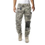 Herren Cargohose | Lang | Knieschutz | 16 Taschen | Robust-Grau-S-Luzern Mode