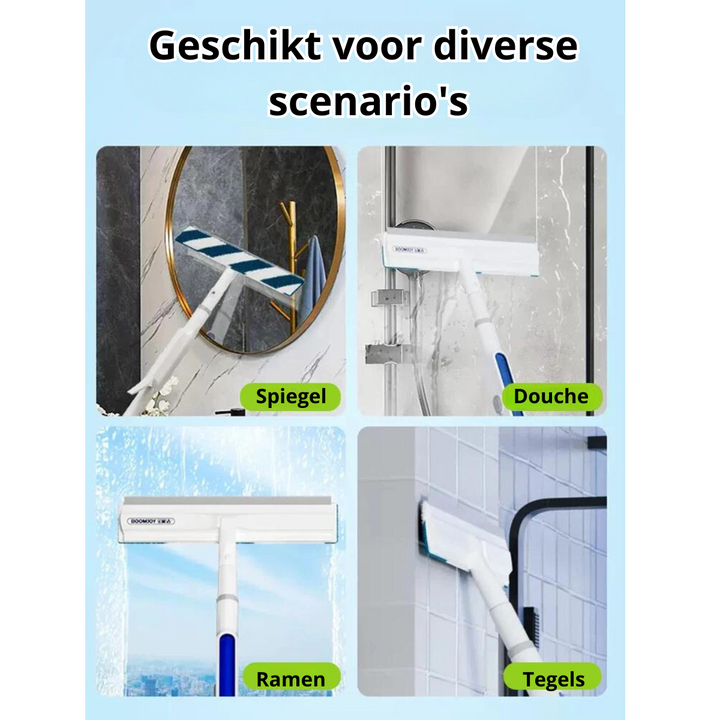 Fensterwischer | 3-in-1 | Funktional | Sprühfunktion | Zeitsparend-Luzern Mode