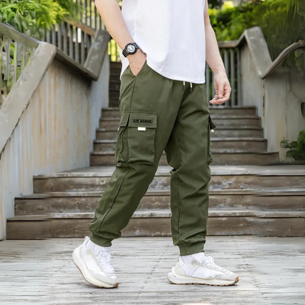 Herren Cargohose mit Taschen - Bequeme Freizeithose-Luzern Mode