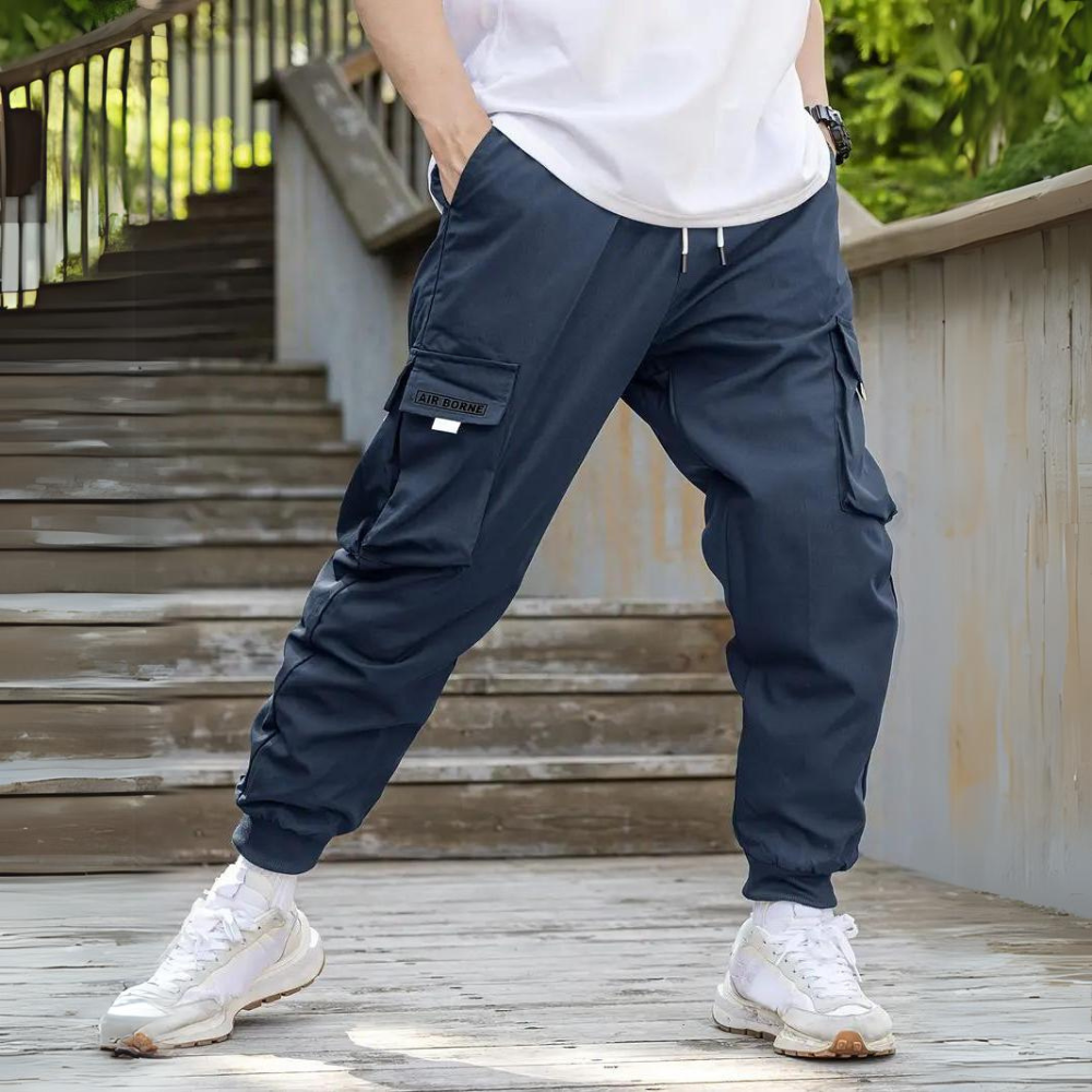 Herren Cargohose mit Taschen - Bequeme Freizeithose-Luzern Mode