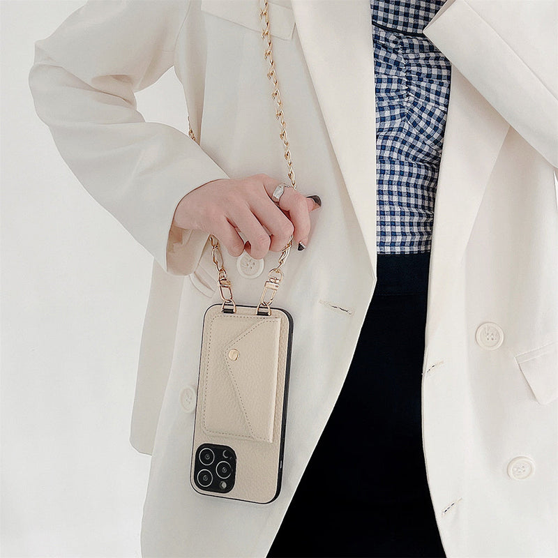 Handy Umhängetasche mit Kartenfach für Smartphones-Luzern Mode