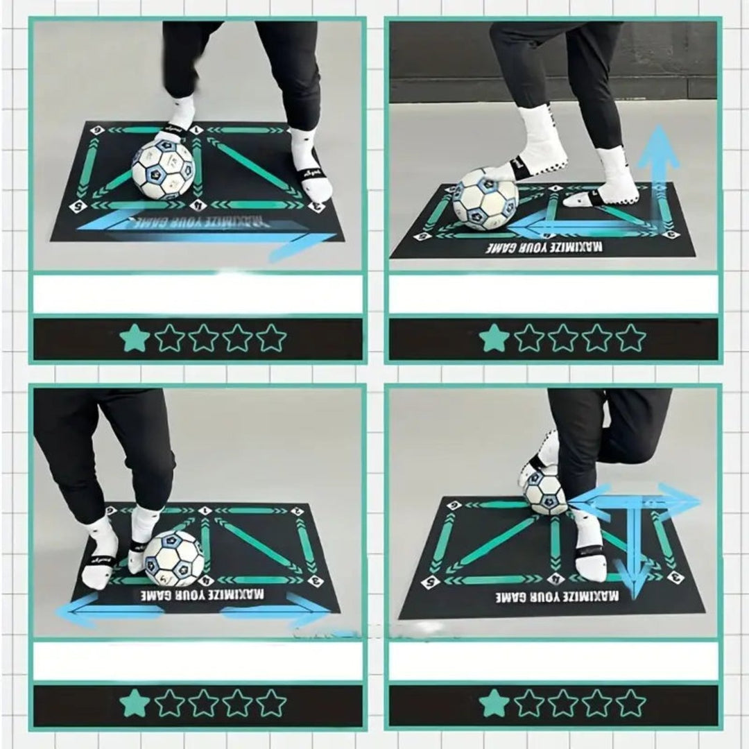 Fußballmatte | Skills Training Vielseitig Langlebig Kompakt Tragbar-Luzern Mode
