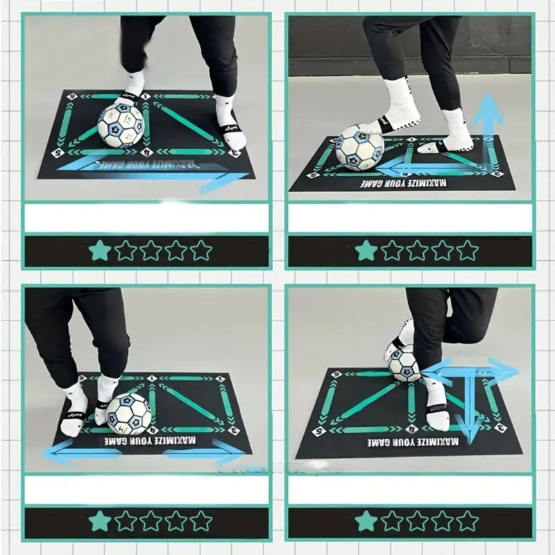 Fußballmatte | Skills Training Vielseitig Langlebig Kompakt Tragbar-Luzern Mode