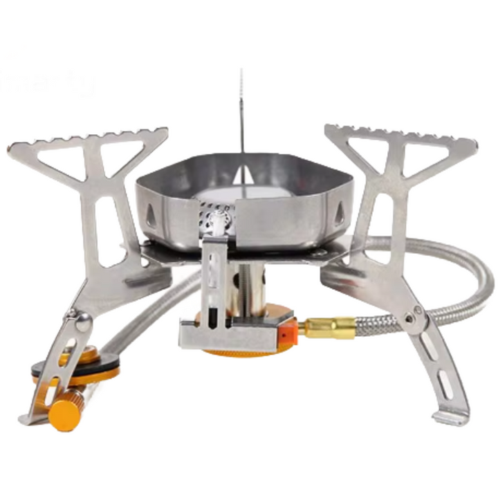 Gasbrenner | Camping Windbeständig Edelstahl Robust Langlebig Kochen-Luzern Mode