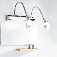Gekrümmte LED-Wandleuchte | 2 oder 3 Lampen | Metall | Acryl | Elegant-Luzern Mode