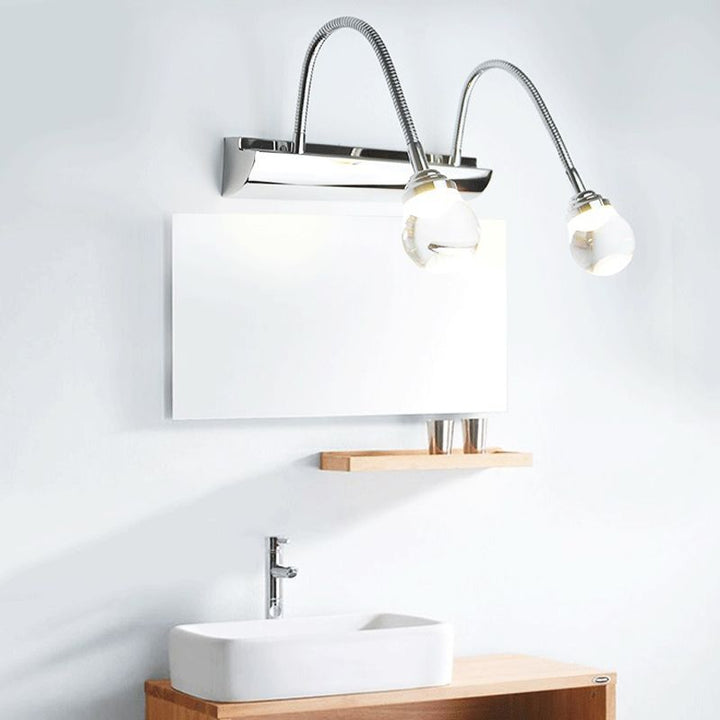 Gekrümmte LED-Wandleuchte | 2 oder 3 Lampen | Metall | Acryl | Elegant-Luzern Mode
