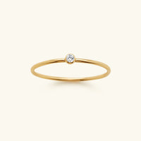 Goldfarbener Geburtsstein-Ring | Langlebig | Stilvoll | Persönlich | Geschenk-49 mm-April – Kristall-Luzern Mode
